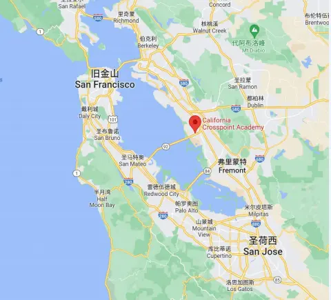加州汇点中学地理位置