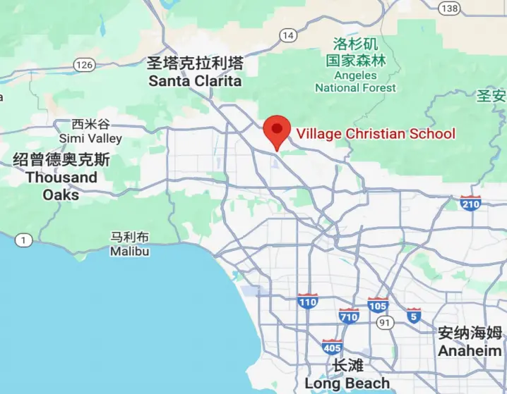 威利基督学校地理位置
