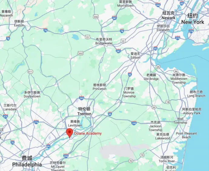 多恩学院地理位置