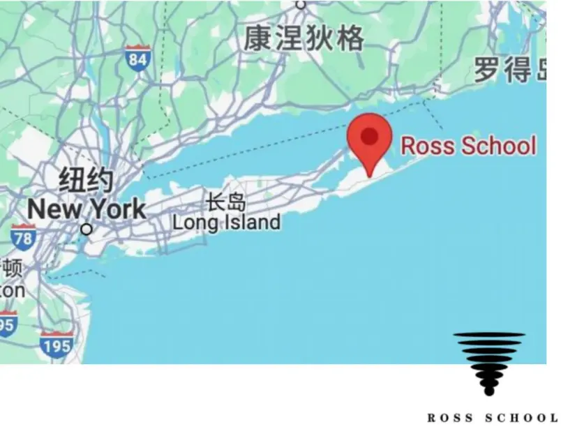 罗斯中学地理位置