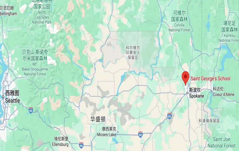 圣乔治中学地理位置